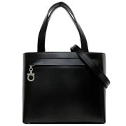 Pre-owned Leather handbags Salvatore Ferragamo Pre-owned , Black , Dam...