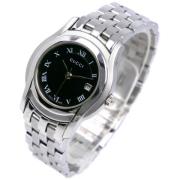 Pre-owned Metal watches Gucci Vintage , Black , Dames