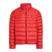 Rode Winterjas met Rits Polo Ralph Lauren , Red , Heren