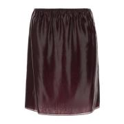 Burgundy Nylon Blend Rok Salvatore Ferragamo , Red , Dames