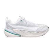 Nabuk Leren Chunky Sole Sneakers Hoka One One , White , Heren