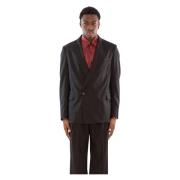 Double-Breasted Blazer in 3999 Costumein , Black , Heren