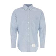 Lichtblauw Oxford-overhemd voor heren Thom Browne , Blue , Heren