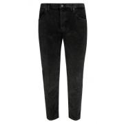 Corduroy wortelbroek in Brighton-stijl Dondup , Black , Heren