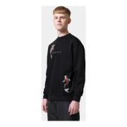 Zwarte Heren Sweater Lente/Zomer Collectie Xplct Studios , Black , Her...