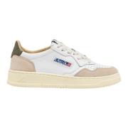 Schoenen van Premium Leer met Rubberen Zool Autry , White , Dames