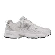 Leren en stoffen sneakers New Balance , White , Dames