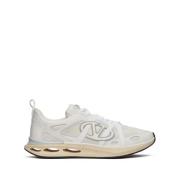 Witte Mesh Sneakers VLogo Signature Valentino Garavani , White , Heren