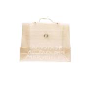 Pre-owned Plastic handbags Hermès Vintage , White , Dames