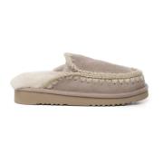 Schapenvacht slippers met rubberen zool Mou , Gray , Dames