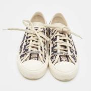 Pre-owned Canvas sneakers Dior Vintage , Blue , Dames