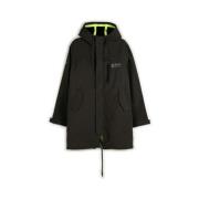 Waterafstotende parka met reflecterende logo's Munich , Black , Heren