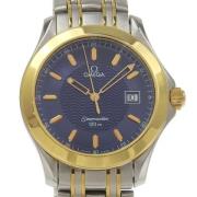 Pre-owned Metal watches Omega Vintage , Blue , Heren