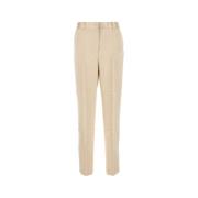 Satin Sand Broek TotêMe , Beige , Dames