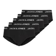 Sportieve Heren Briefs 5-Pack met Logo Tailleband Jack & Jones , Black...