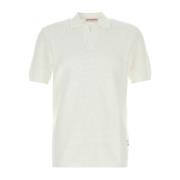 Wit Roddy Polo Shirt Orlebar Brown , White , Heren