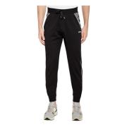 Zwarte Logo Sweatpants Stijlvolle Casual Kleding Hugo Boss , Black , H...