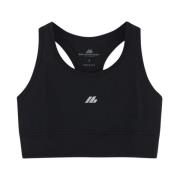 Logo Top in polyamide stof Balenciaga , Black , Dames