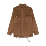 Bruine Ritsjas Upcycled Materialen Emporio Armani , Brown , Dames