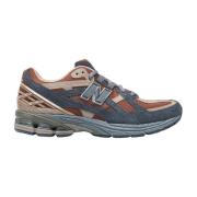 Utility Sneakers met Leer en Mesh New Balance , Brown , Heren