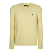 Alpaca Crewneck Sweater Polo Ralph Lauren , Yellow , Heren