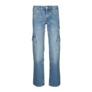 Casual Denim Broek Tommy Jeans , Blue , Dames