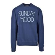 Sweatshirt MC2 Saint Barth , Blue , Heren