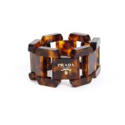 Neutrale Toon Stijlvolle Armband Prada , Brown , Dames