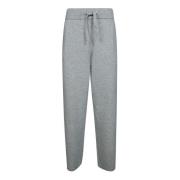 Wijde Broek in Effen Kleur Sun68 , Gray , Dames