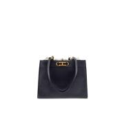 Luxe Shoppingtas met Initialen Insignia Carolina Herrera , Black , Dam...