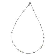 Kira Ketting en Stud Oorbellen Set Tory Burch , Gray , Dames