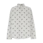 Katoenen Logo Shirt Balenciaga , Multicolor , Heren