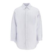 Gestreept gewatteerd overshirt met klassiek ontwerp Maison Margiela , ...