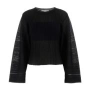 Zwarte Viscose Blend Mouwloze Top Stella McCartney , Black , Dames