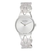 Elegante Quartz Horloge met Gedurfd Ontwerp Calvin Klein , Gray , Dame...