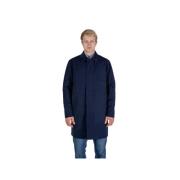 Gewatteerde Trenchcoat met PrimaLoft Aquascutum , Blue , Heren