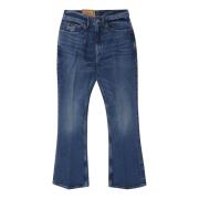 Flare Crop Jeans Polo Ralph Lauren , Blue , Dames