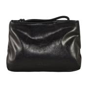 Pasjeshouder Portemonnee PU Leer Msgm , Black , Dames