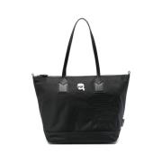 grote Ikon tote tas Karl Lagerfeld , Black , Dames