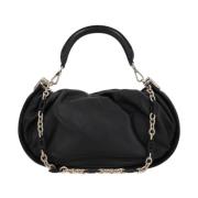 Zwarte Hobo Tas met Gouden Hardware Roger Vivier , Black , Dames