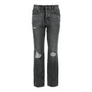 Stijlvolle Jeans met Katoen en Elastaan Miss Sixty , Gray , Dames