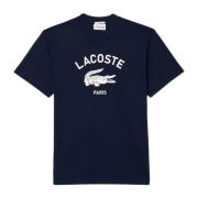 T-shirt Lacoste , Blue , Heren