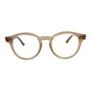 Ronde Vintage Stijl Zonnebril Beige Cutler And Gross , Beige , Unisex