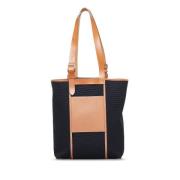 Pre-owned Canvas shoulder-bags Hermès Vintage , Black , Dames