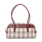 Pre-owned Canvas handbags Burberry Vintage , Beige , Dames