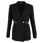 Pre-owned Acetate outerwear Versace Pre-owned , Black , Dames