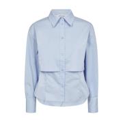 Dubbele laag shirt SandyCC stijl Co'Couture , Blue , Dames