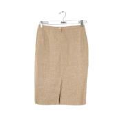 Pre-owned Viscose bottoms Dolce & Gabbana Pre-owned , Beige , Dames