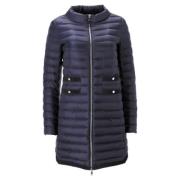 Pre-owned Polyester outerwear Moncler Pre-owned , Blue , Dames