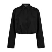 Zwarte Ballon Shirt Blouse Co'Couture , Black , Dames